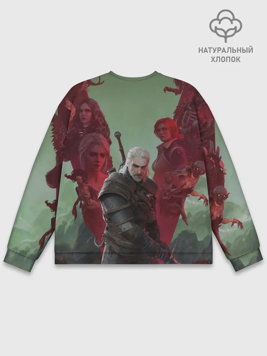 Мужской свитшот базовый / The Witcher 5-летие