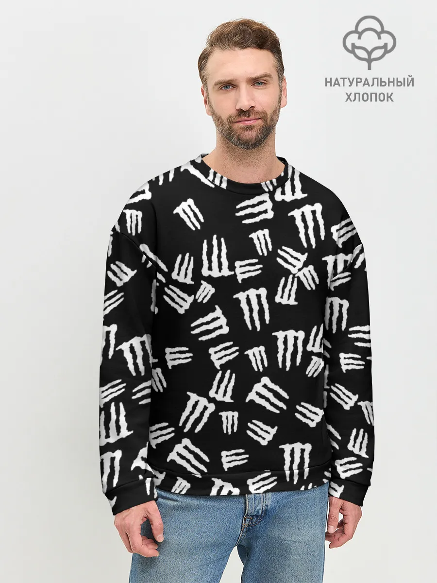 Мужской свитшот базовый / MONSTER ENERGY