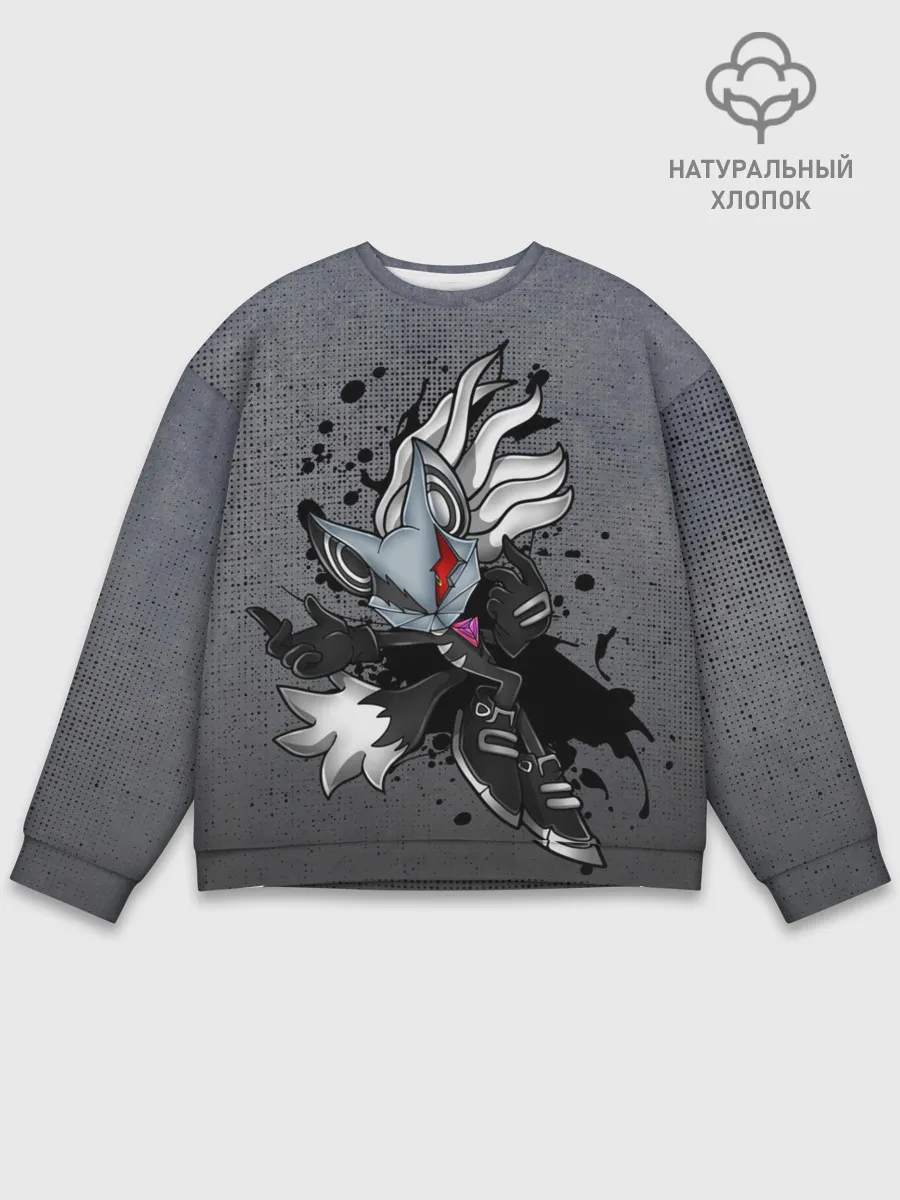 Мужской свитшот базовый / Cat Sonic