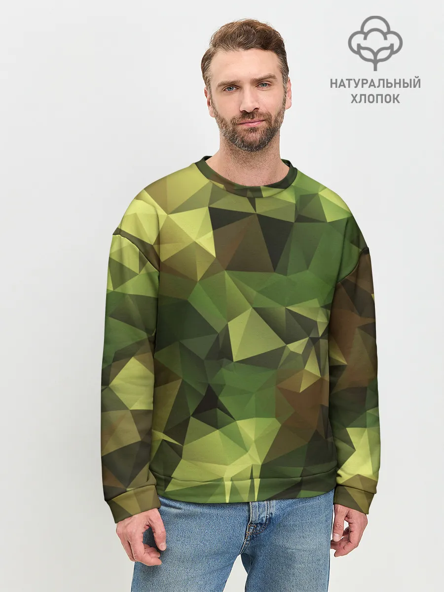Мужской свитшот базовый / МИЛИТАРИ