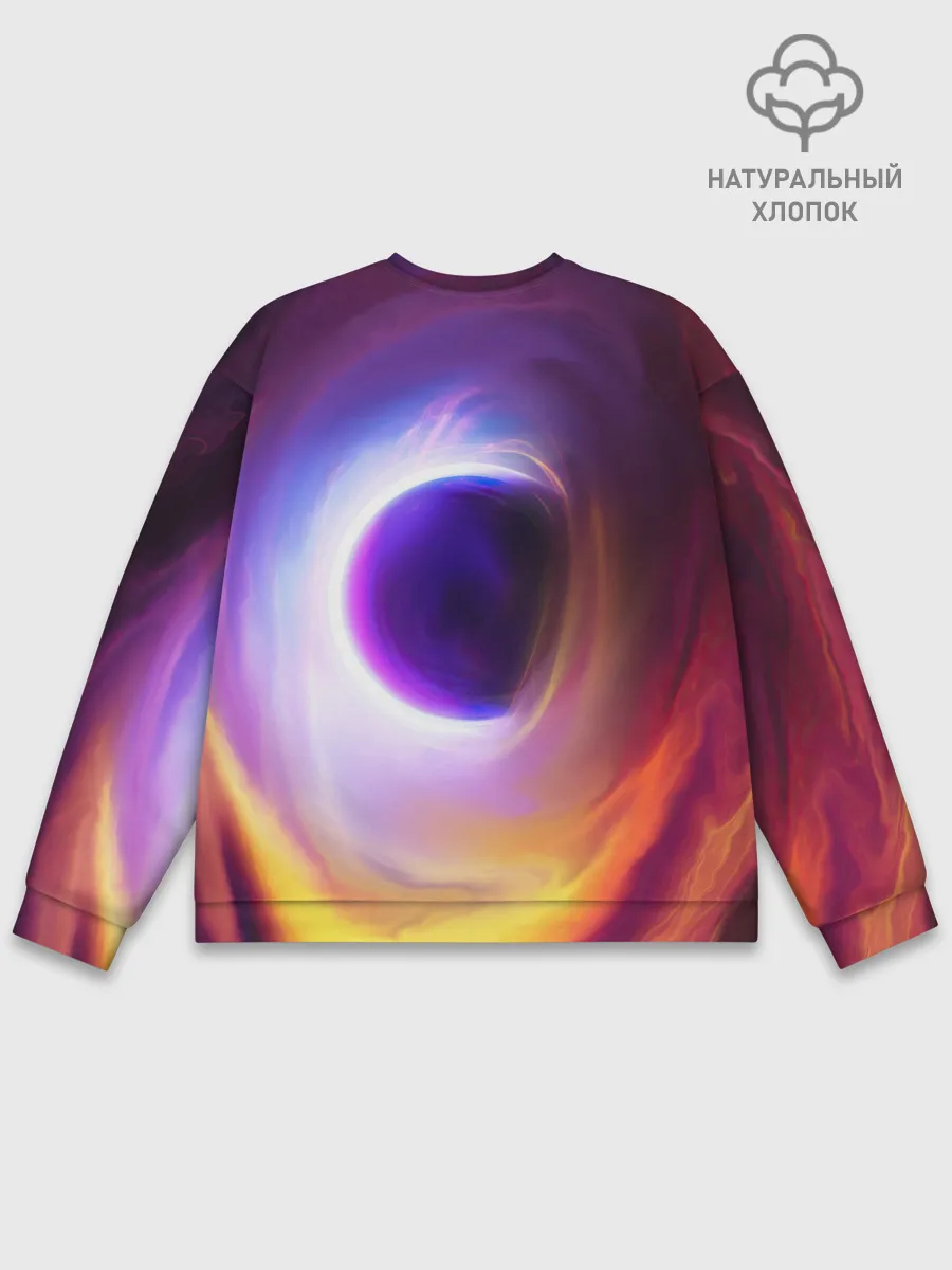 Мужской свитшот базовый / ЧЁРНАЯ ДЫРА