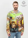 Мужской свитшот базовый / КОТЫ