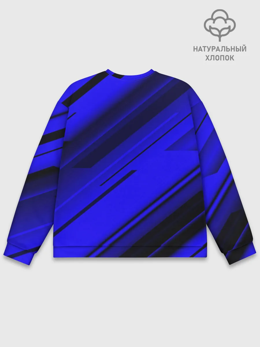 Мужской свитшот базовый / Blue and Black