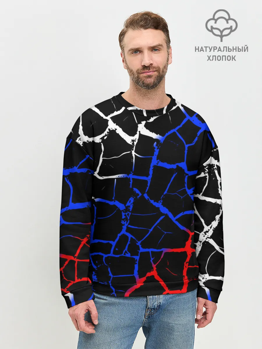 Мужской свитшот базовый / Россия.