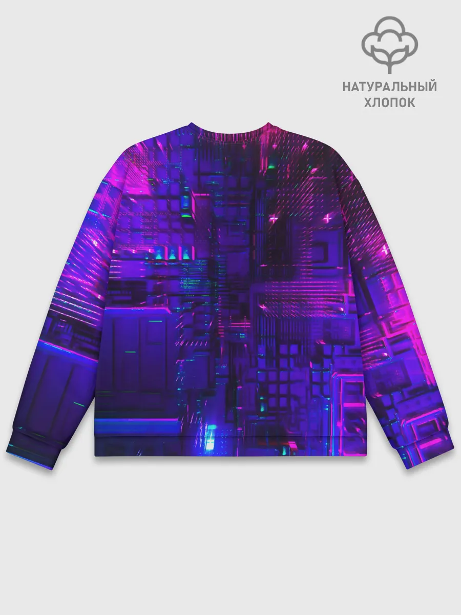 Мужской свитшот базовый / NEON CUBES