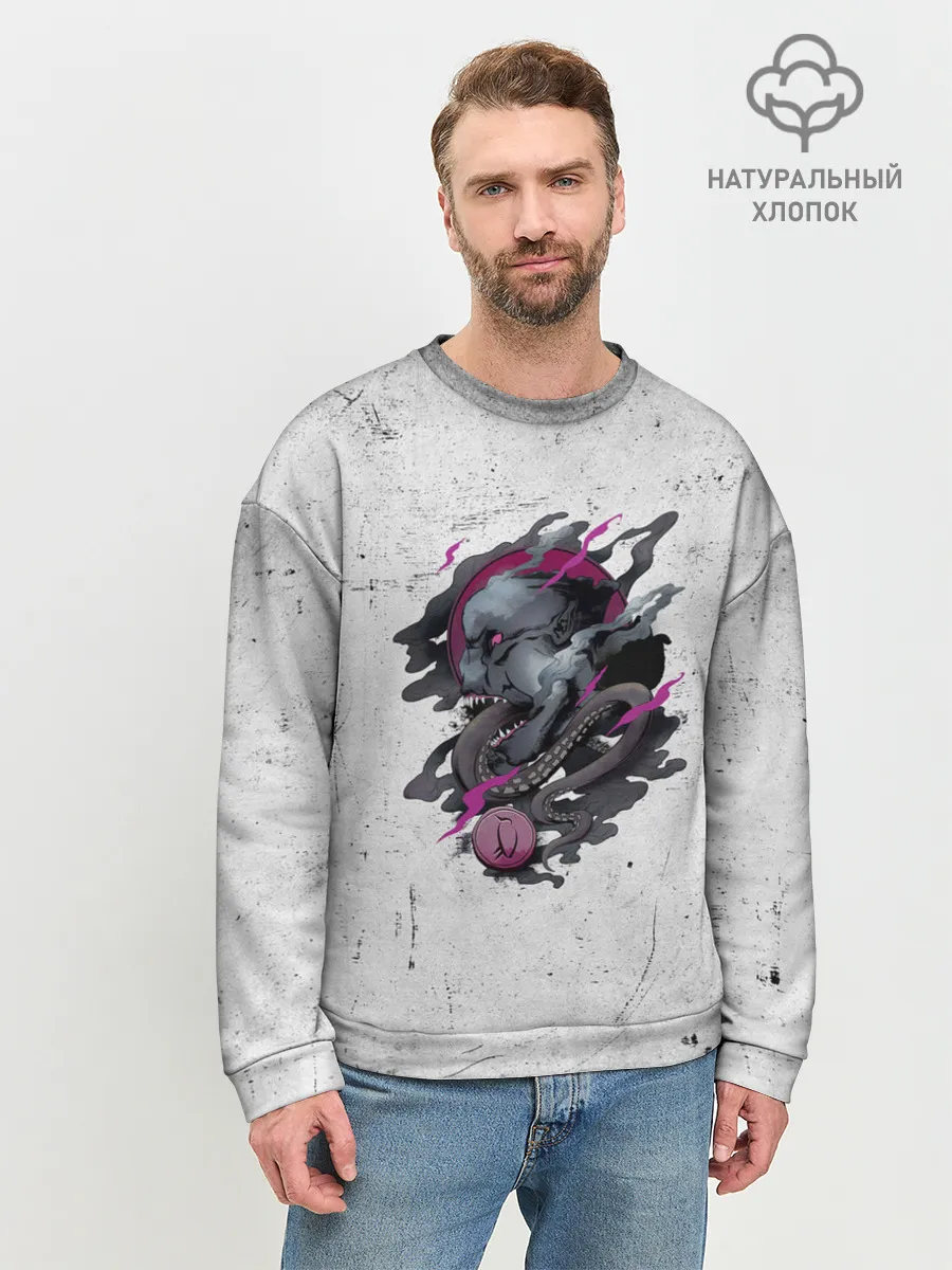 Мужской свитшот базовый / Гнев смертных грехов