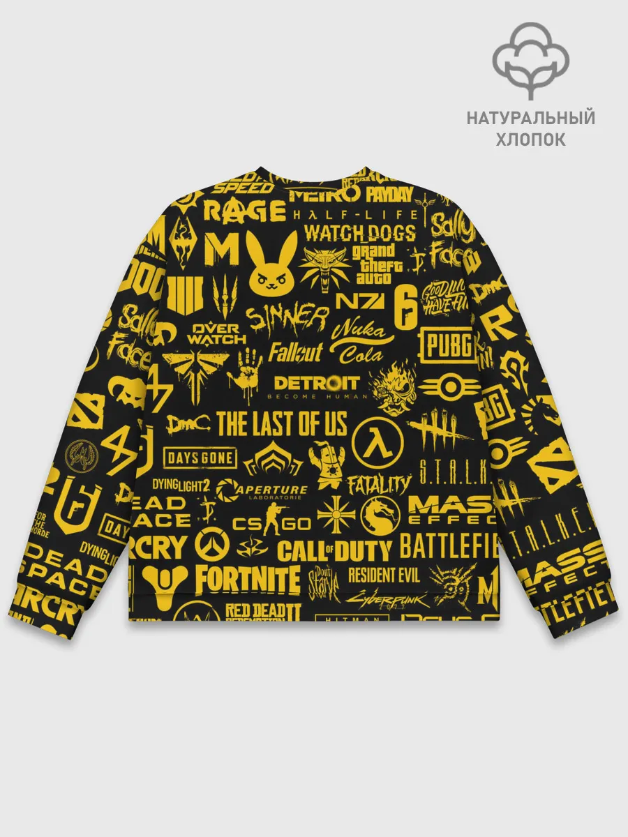 Мужской свитшот базовый / ЛОГОТИПЫ ИГР
