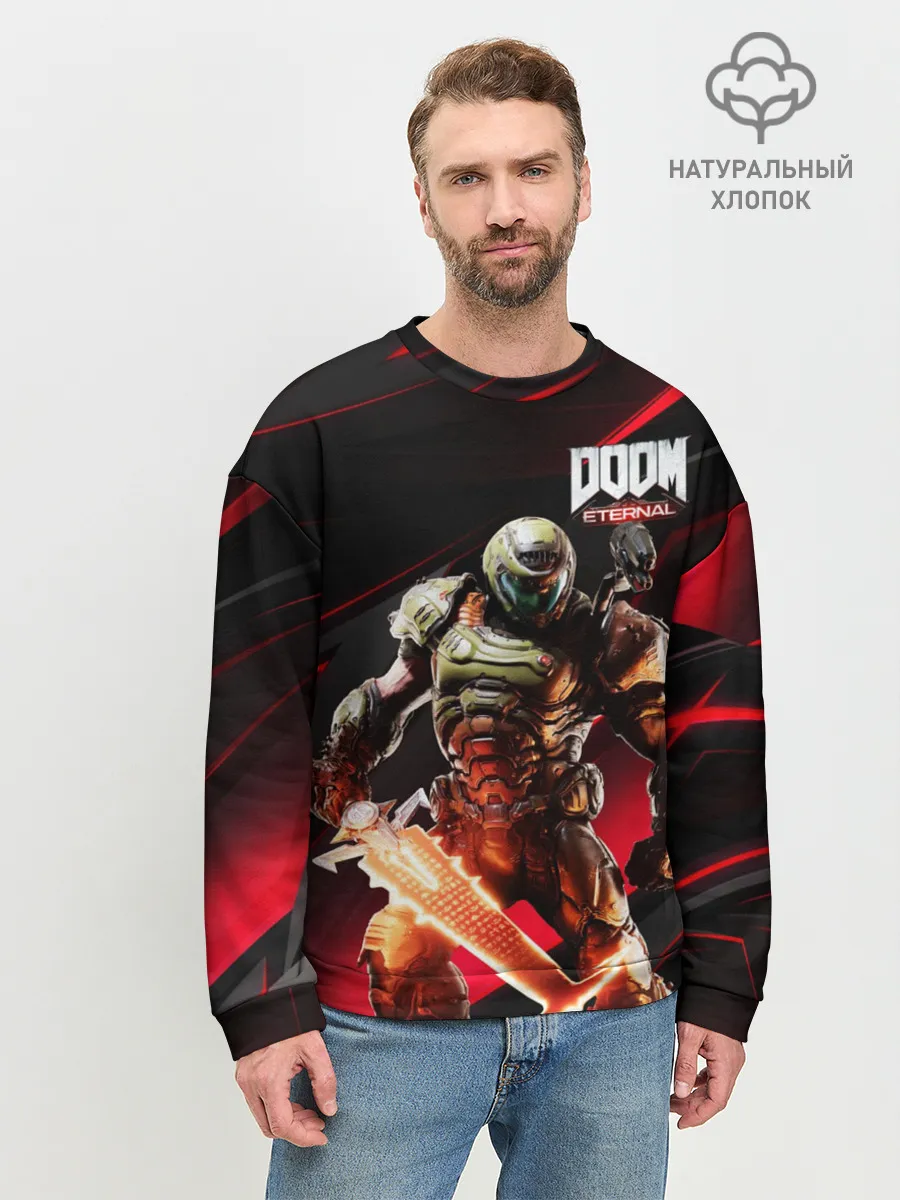 Мужской свитшот базовый / Doom | Eternal