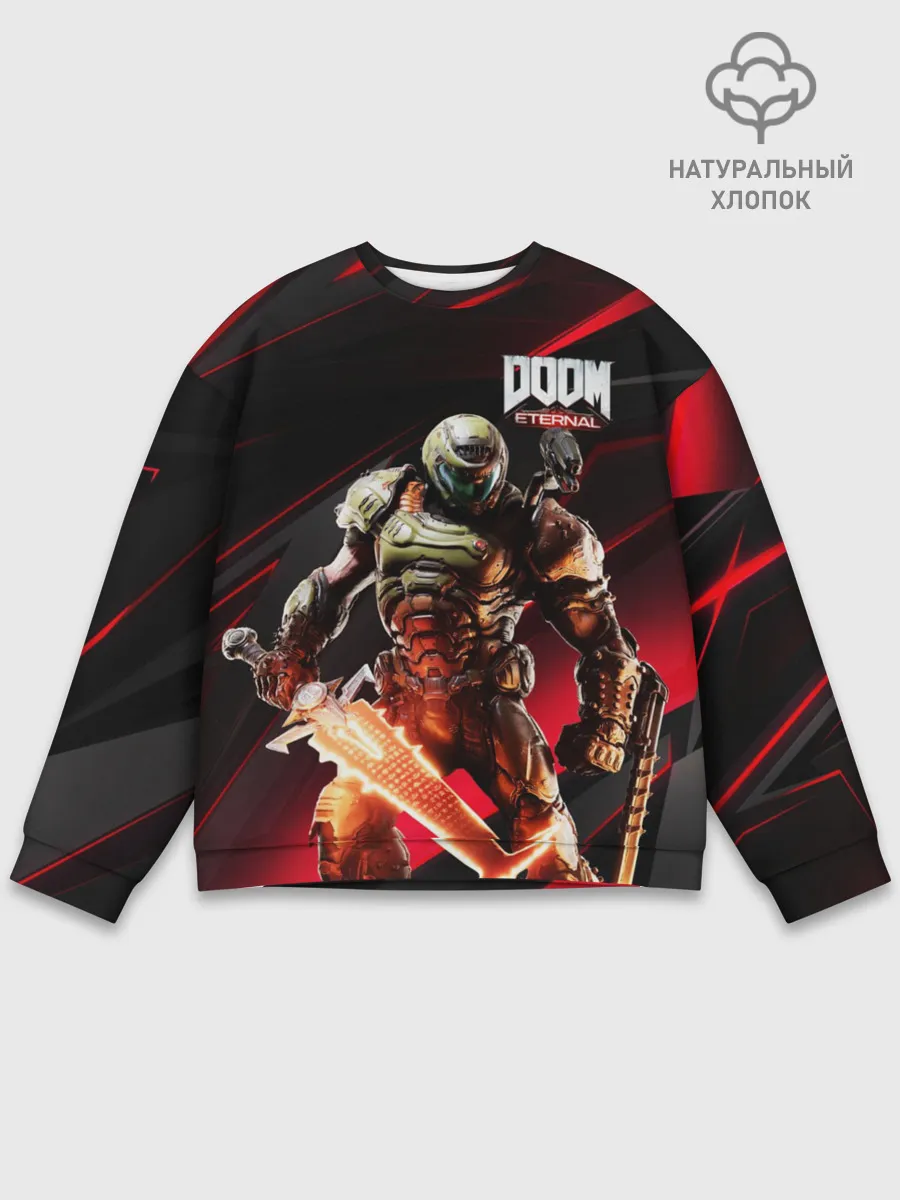 Мужской свитшот базовый / Doom | Eternal
