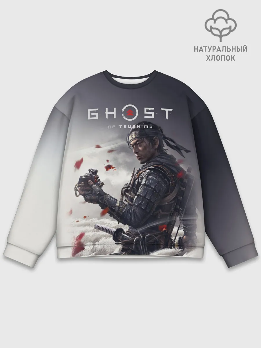 Мужской свитшот базовый / Ghost of Tsushima