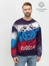 Мужской свитшот базовый / Russia Bear