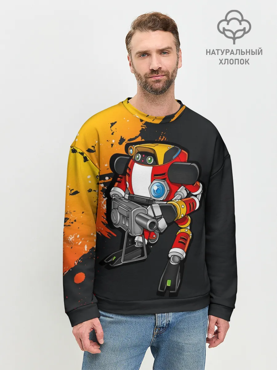 Мужской свитшот базовый / Sonic. E-102 Гамма