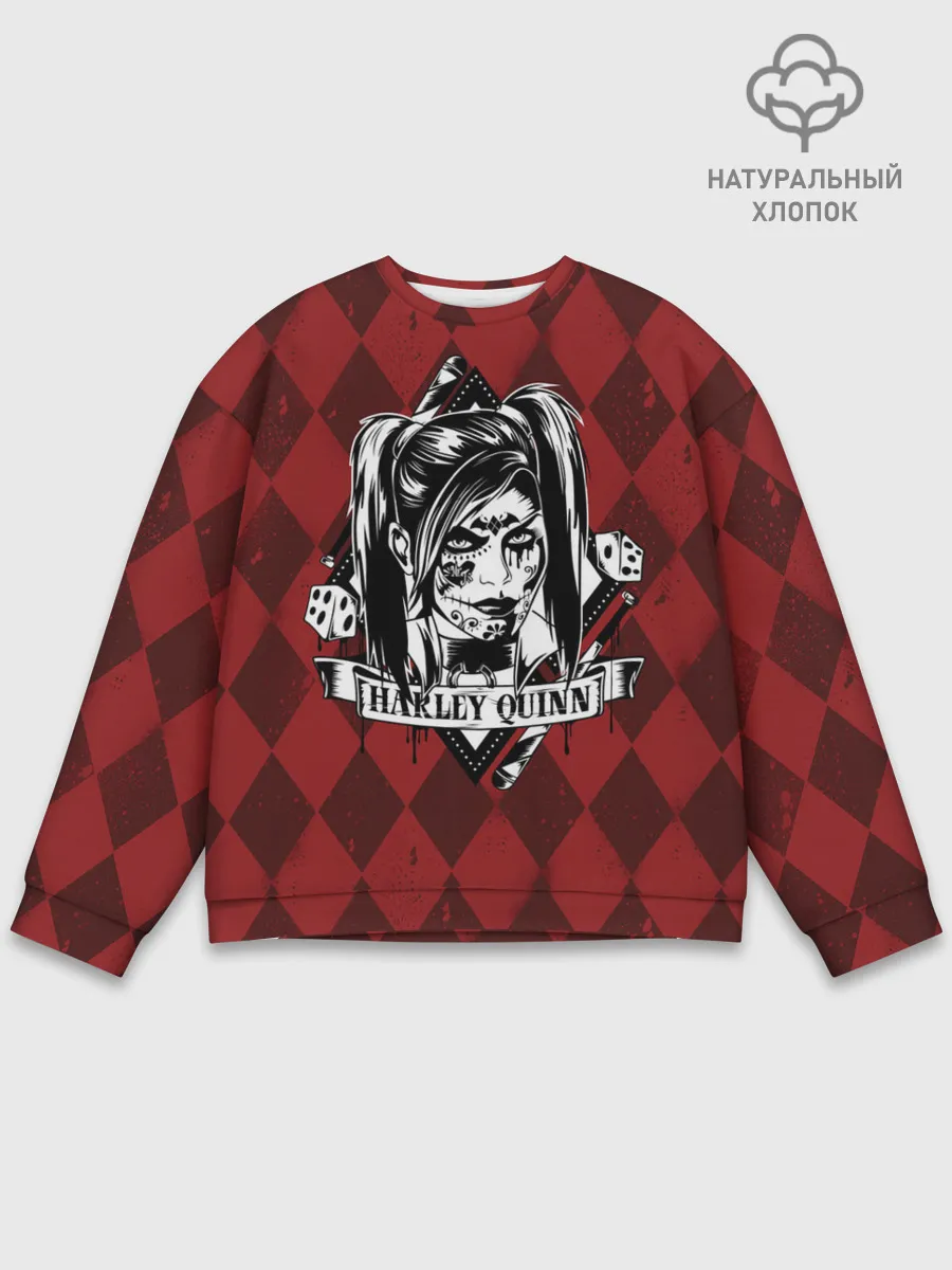 Мужской свитшот базовый / Harley Quinn