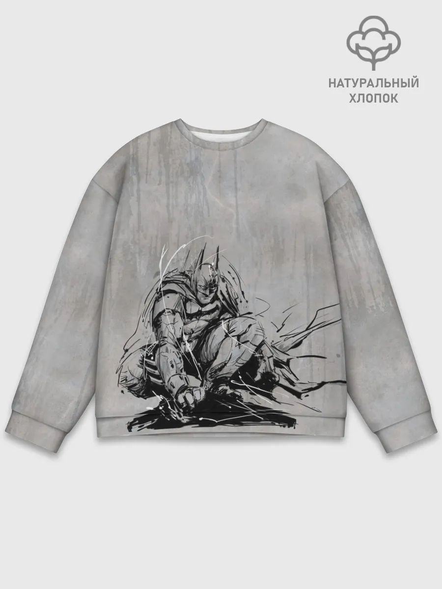 Мужской свитшот базовый / Batman: Arkham Knight