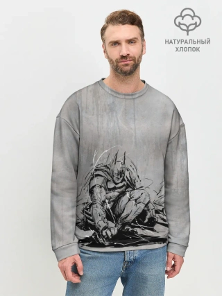 Мужской свитшот базовый / Batman: Arkham Knight