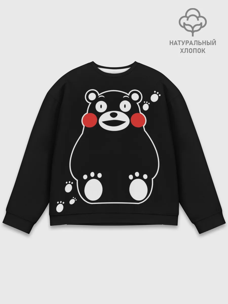 Мужской свитшот базовый / Kumamon сидит