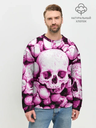 Мужской свитшот базовый / череп