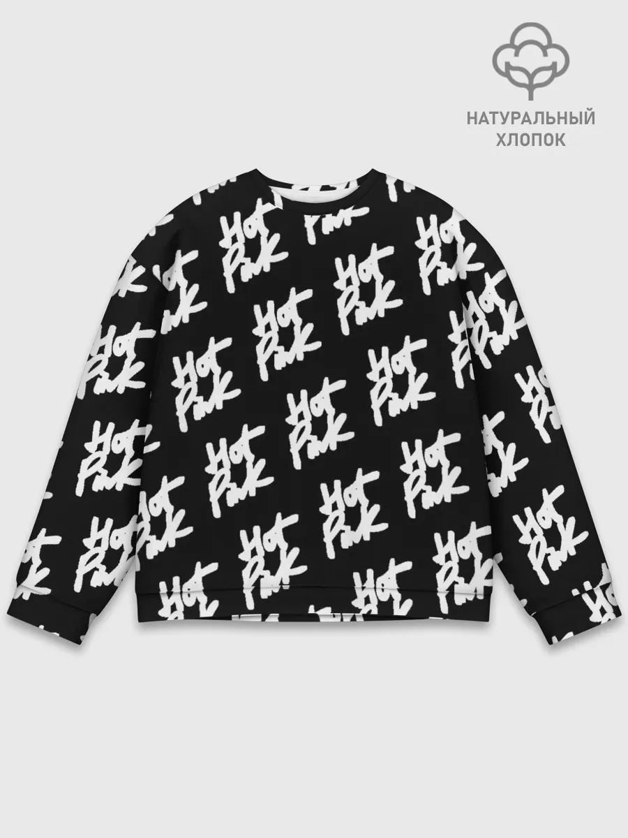 Мужской свитшот базовый / HOT PINK