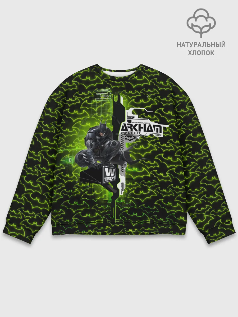 Мужской свитшот базовый / Batman: Arkham Knight
