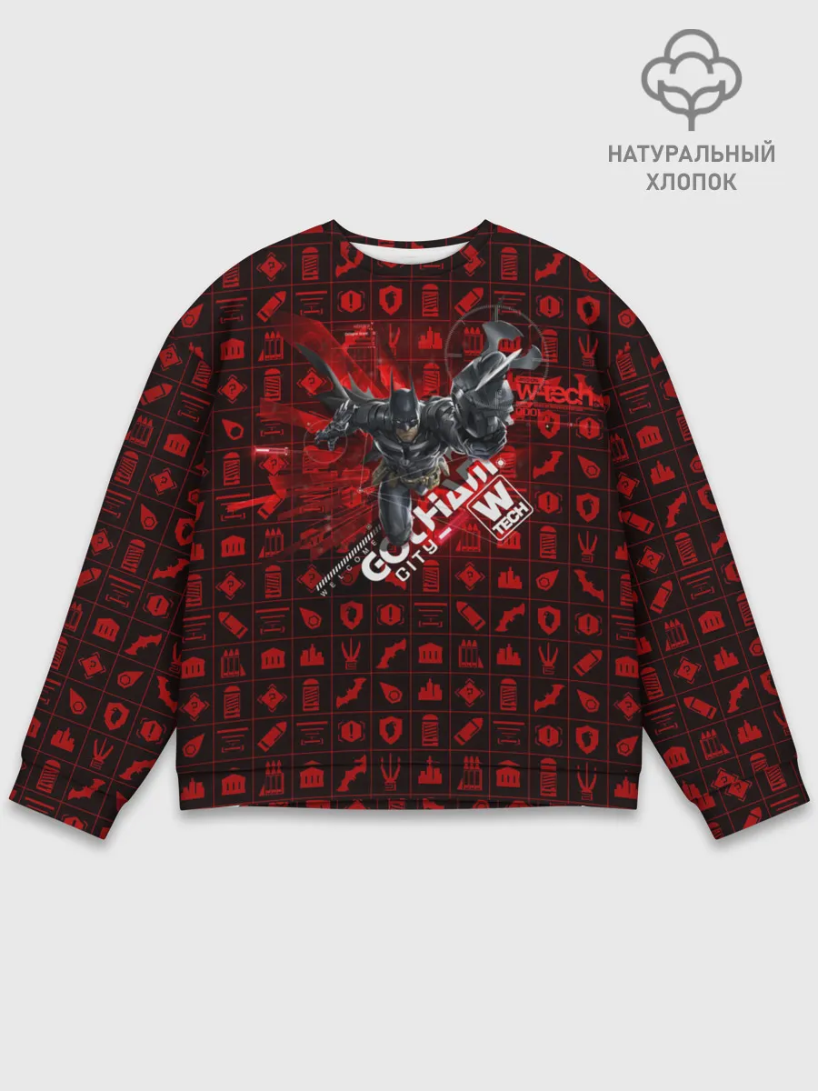 Мужской свитшот базовый / Batman: Arkham Knight