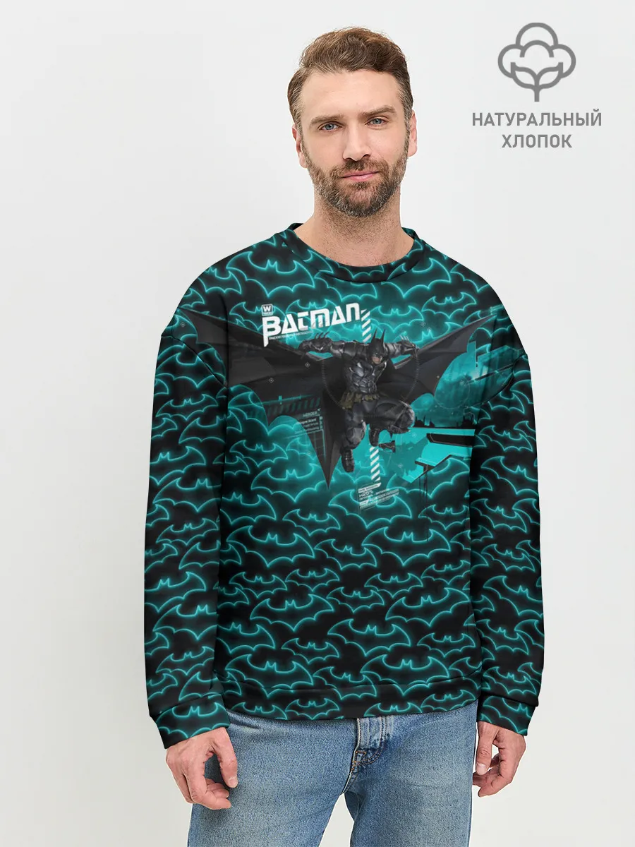 Мужской свитшот базовый / Batman: Arkham Knight