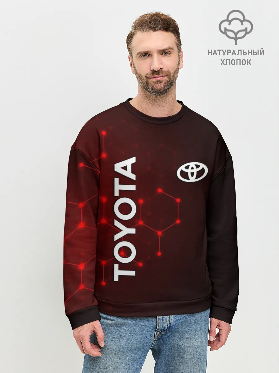Мужской свитшот базовый / TOYOTA