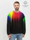 Мужской свитшот базовый / КРАСКИ ГРАДИЕНТ