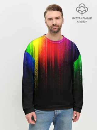 Мужской свитшот базовый / КРАСКИ ГРАДИЕНТ