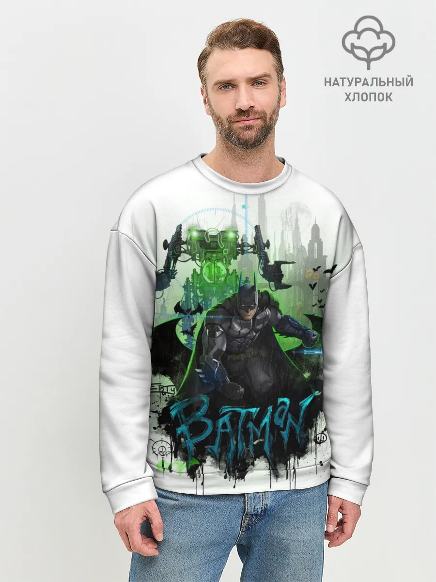 Мужской свитшот базовый / Batman: Arkham Knight