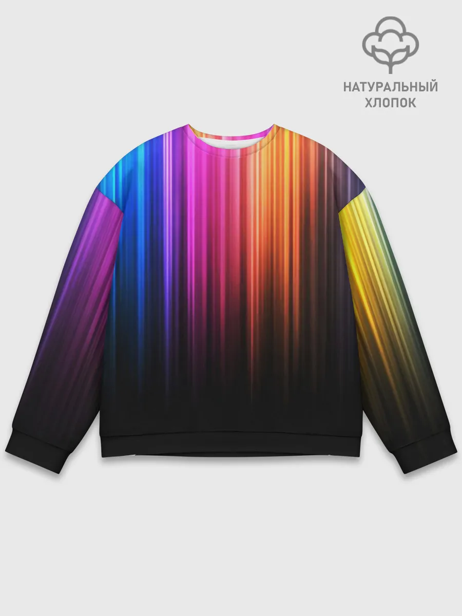 Мужской свитшот базовый / НЕОНОВЫЙ ЦВЕТ