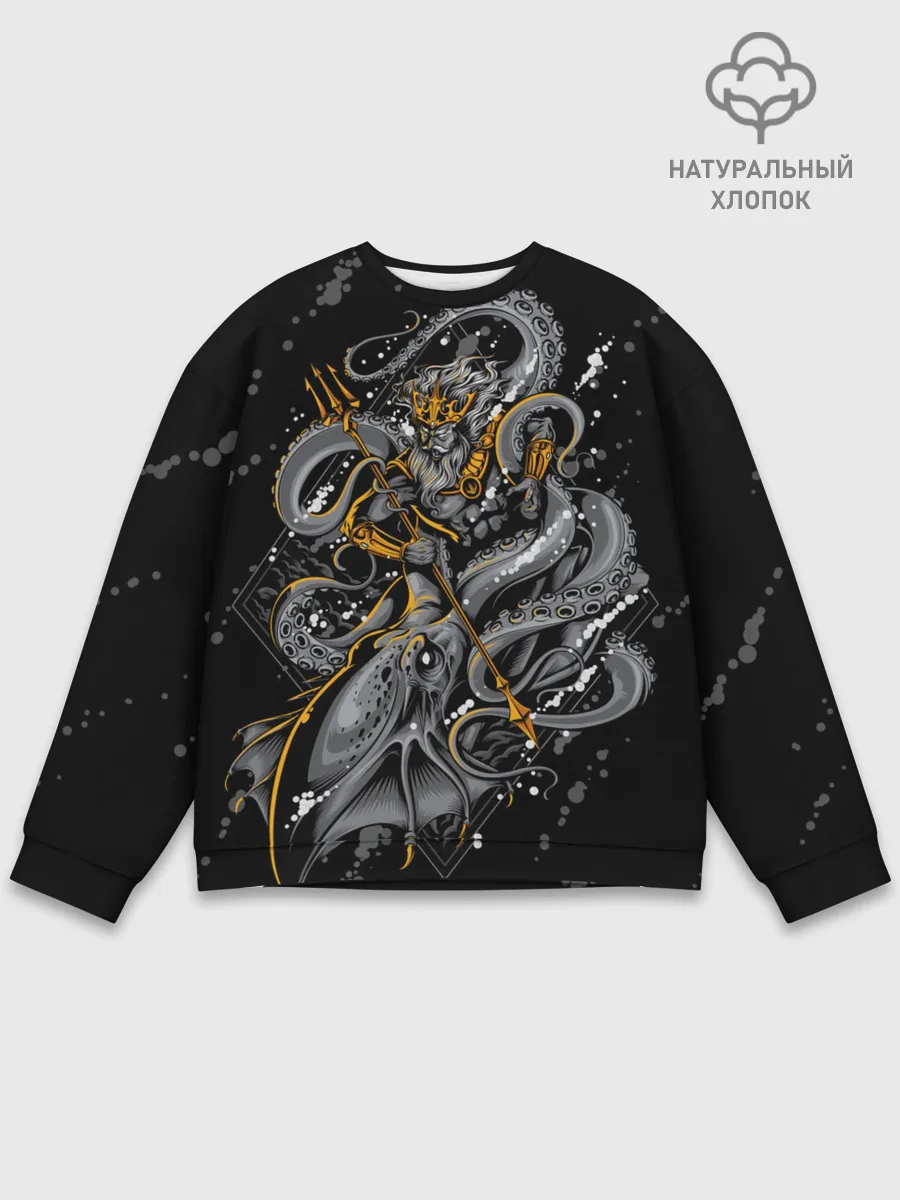 Мужской свитшот базовый / Сражение Зевса