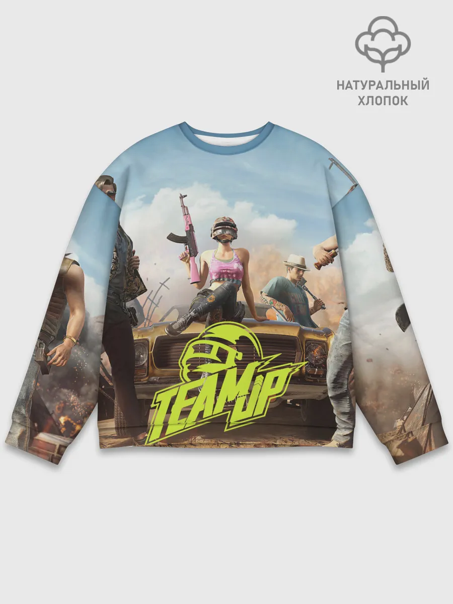 Мужской свитшот базовый / PUBG team up