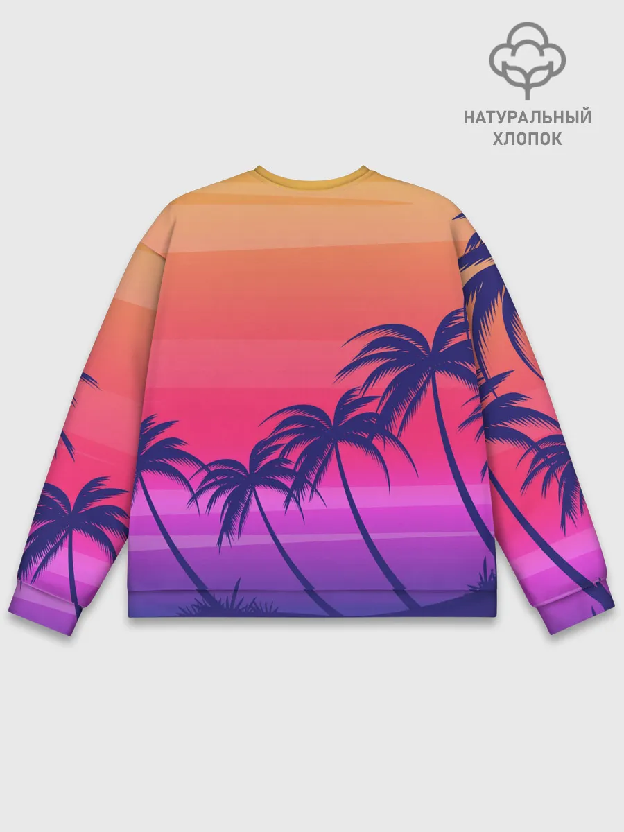 Мужской свитшот базовый / Очеровательный закат