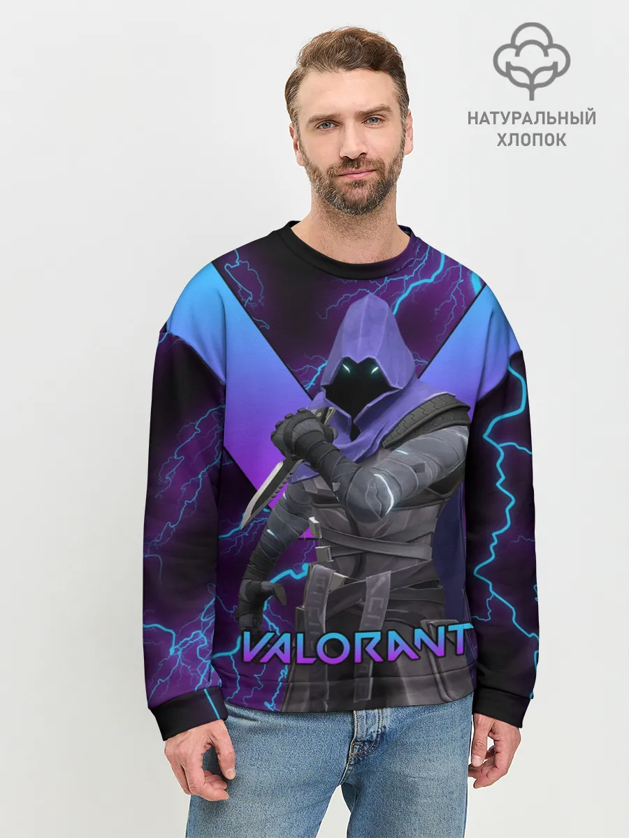 Мужской свитшот базовый / VALORANT OMEN