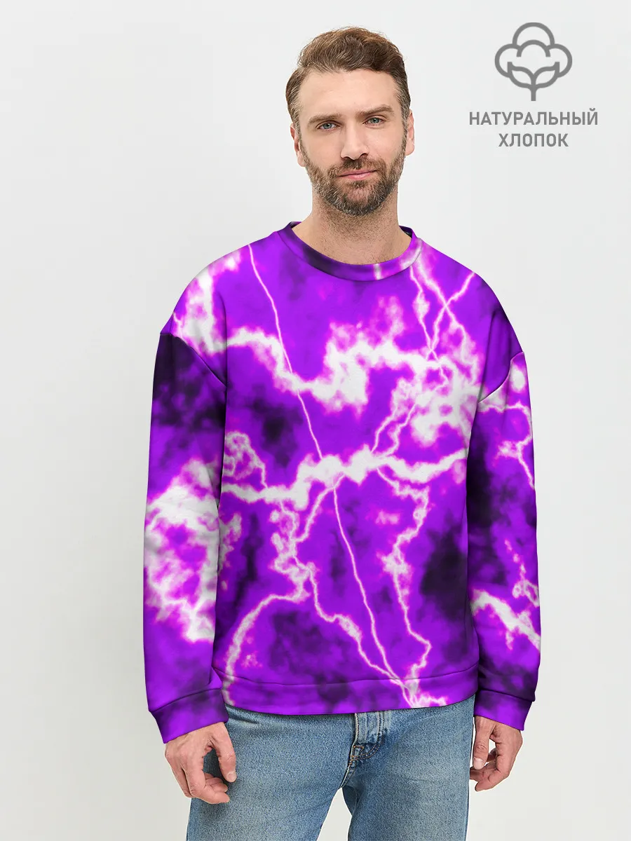 Мужской свитшот базовый / НЕОНОВАЯ СТИХИЯ