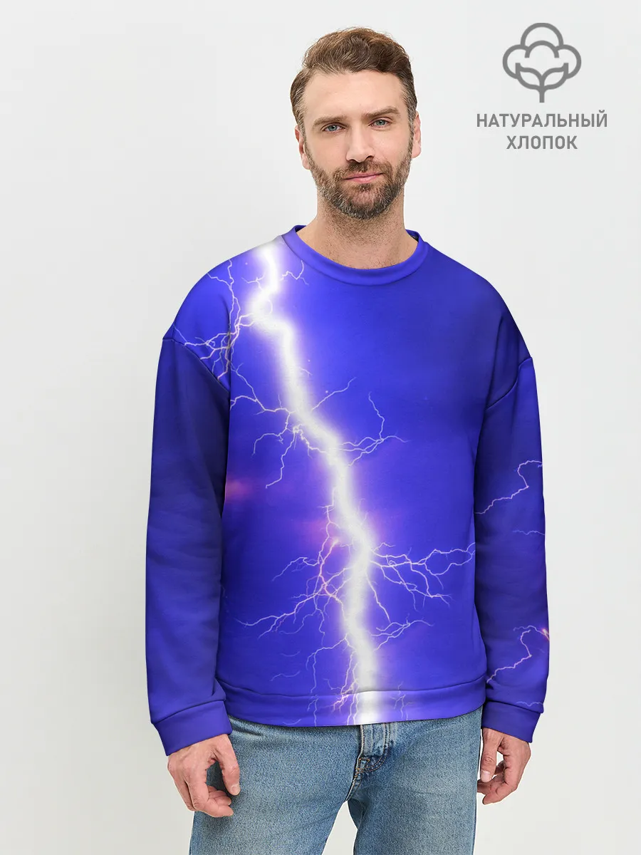Мужской свитшот базовый / NEON ELECTRIX