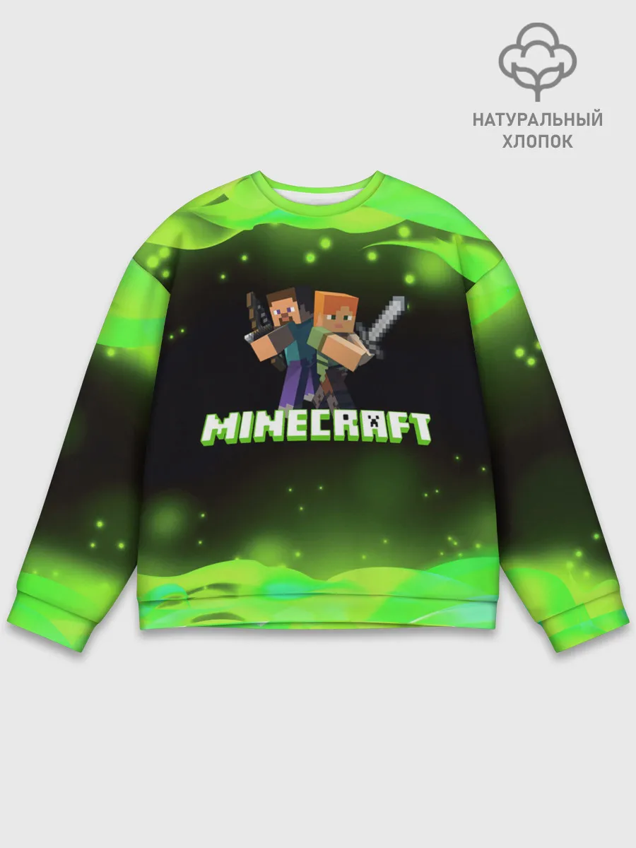 Мужской свитшот базовый / Minecraft 1