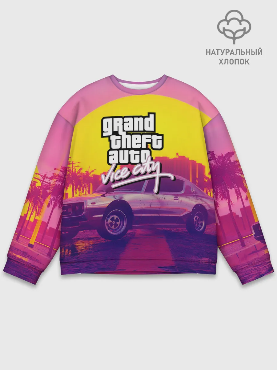 Мужской свитшот базовый / GTA Vice city