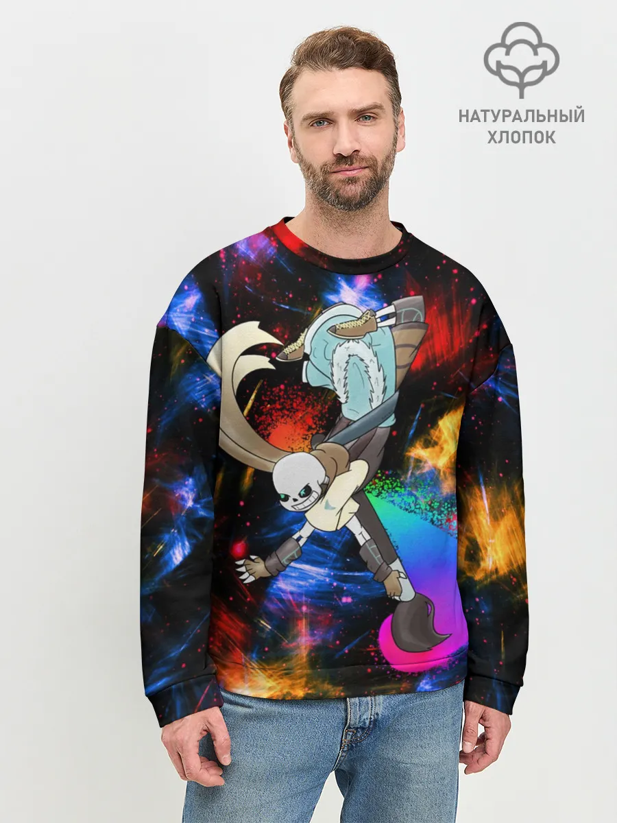 Мужской свитшот базовый / Санс | Undertale