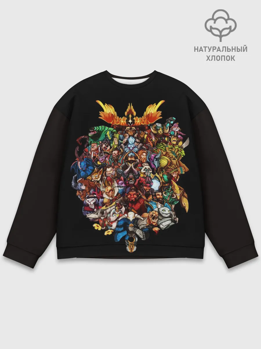 Мужской свитшот базовый / Все герои | Dota 2