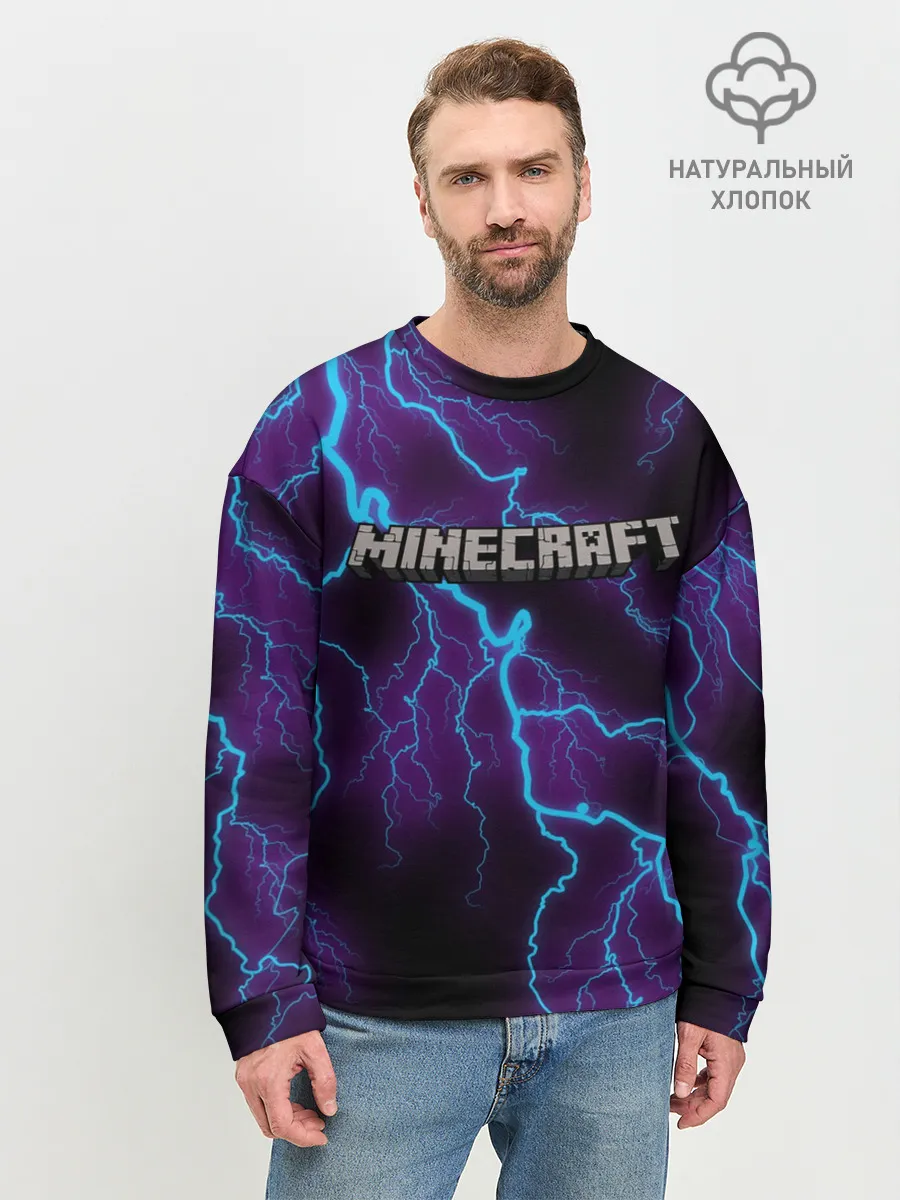 Мужской свитшот базовый / MINECRAFT