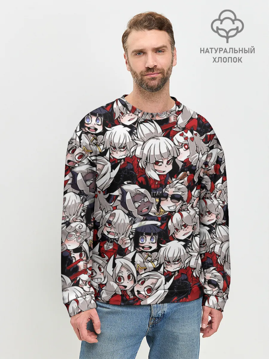 Мужской свитшот базовый / Helltaker