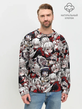 Мужской свитшот базовый / Helltaker