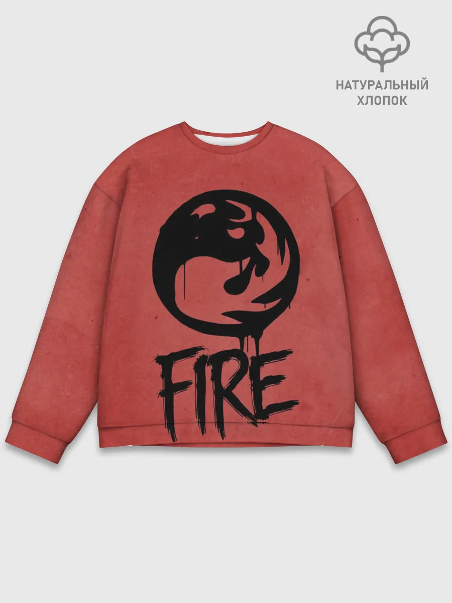 Мужской свитшот базовый / Emblems Fire