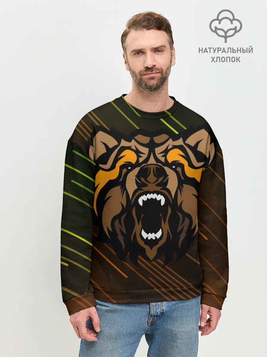 Мужской свитшот базовый / Angry Bear