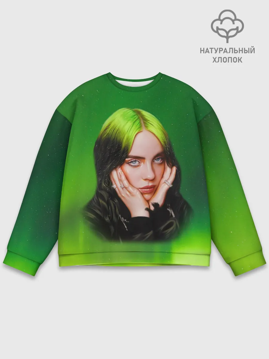 Мужской свитшот базовый / Billie Eilish | Билли Айлиш