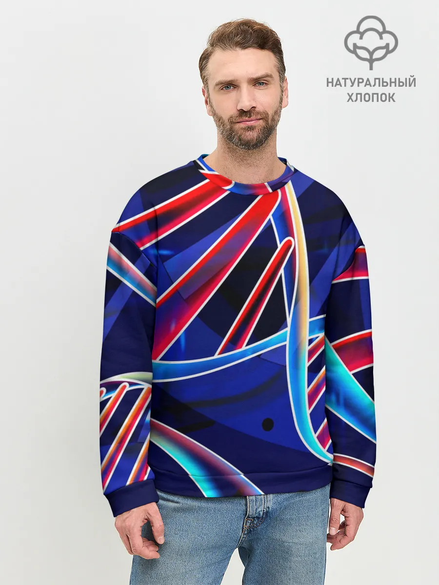 Мужской свитшот базовый / ДНК