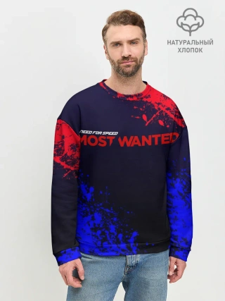 Мужской свитшот базовый / NFS Most Wanted