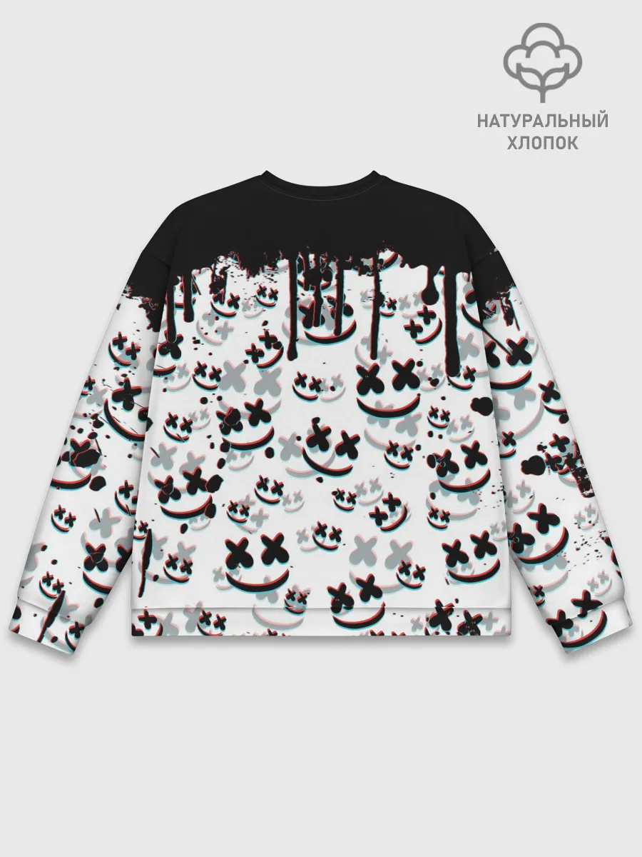 Мужской свитшот базовый / MARSHMELLO GLITCH