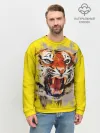 Мужской свитшот базовый / Оскал тигра